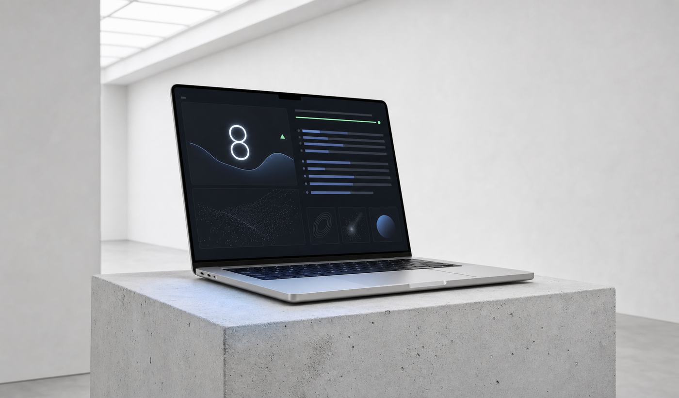 VERDICT underwriter dashboard on a MacBook